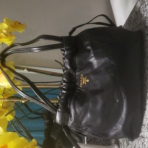 Prada Soft calf shoulder bag